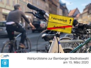 Wahlprüfsteine zur Bamberger Stadtratswahl am 15. März 2020 S. 1