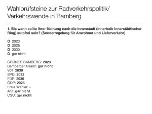Wahlprüfsteine zur Bamberger Stadtratswahl am 15. März 2020 S. 3