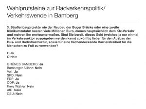 Wahlprüfsteine zur Bamberger Stadtratswahl am 15. März 2020 S. 5