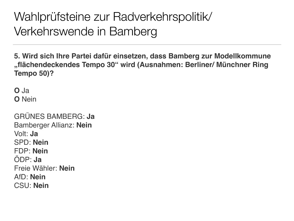 Wahlprüfsteine zur Bamberger Stadtratswahl am 15. März 2020 S. 7