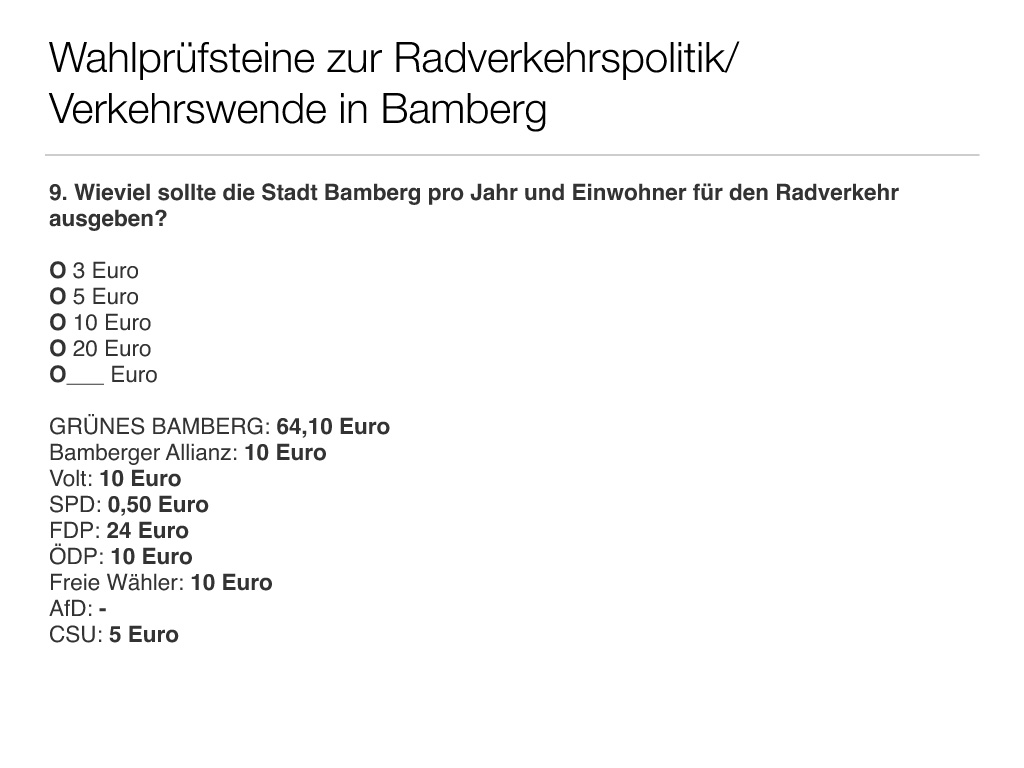 Wahlprüfsteine zur Bamberger Stadtratswahl am 15. März 2020 S. 11